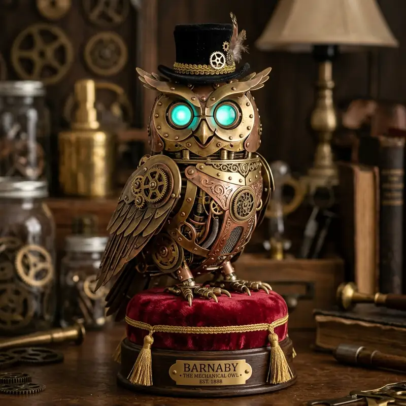 Barnaby the Brass Owl